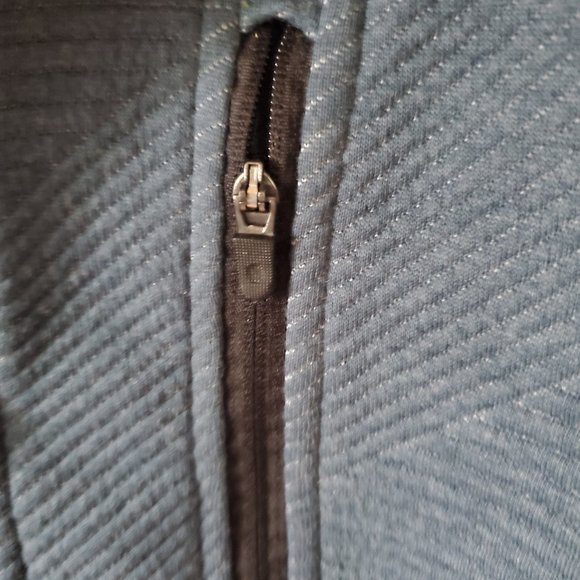 VTG 1946 Men's Pullover Sweatshirt Jacket 1/2 Zip Front Ribbed Texture Sporty - Picture 5 of 12